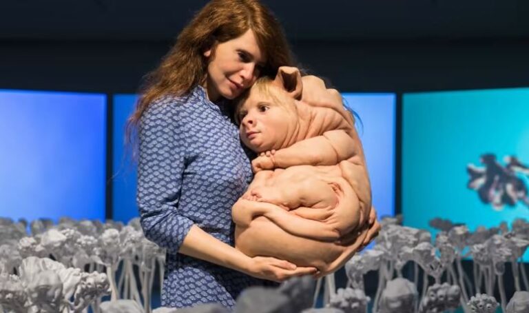 مجسمه هیبرید انسان- حیوان